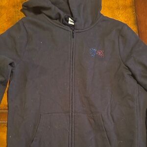 PINK Victoria's Secret Dark Hoodie Jacket